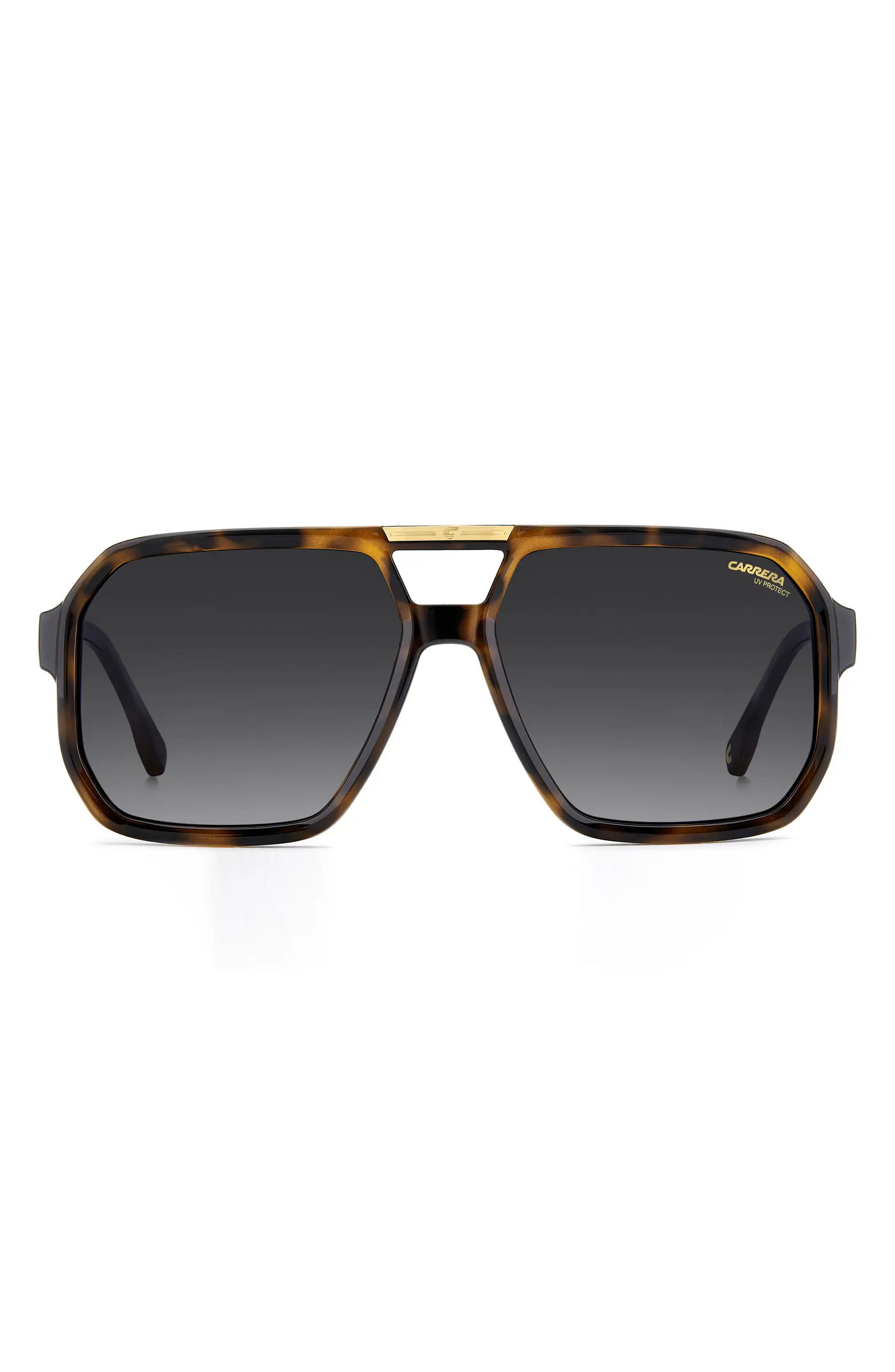 Carrera Eyewear Victory 'C' 60mm Double Bridge Gradient Square Sunglasses | Nordstrom | Nordstrom