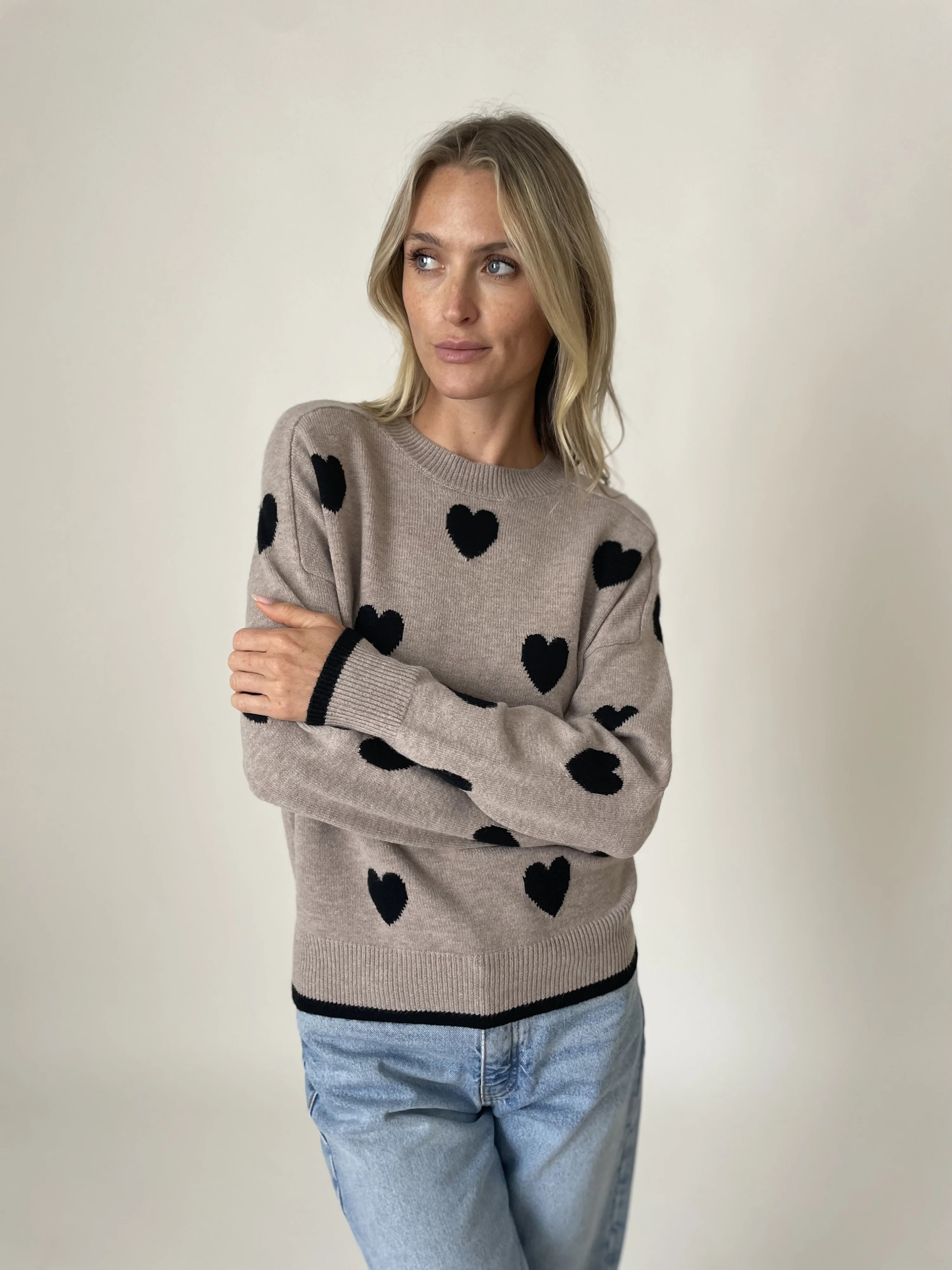 latte love sweater [latte] | Six Fifty Clothing