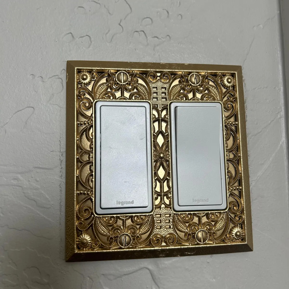 Ornate Filigree Metal Switch Plate Cover: Old Hollywood Style | Etsy (Global)