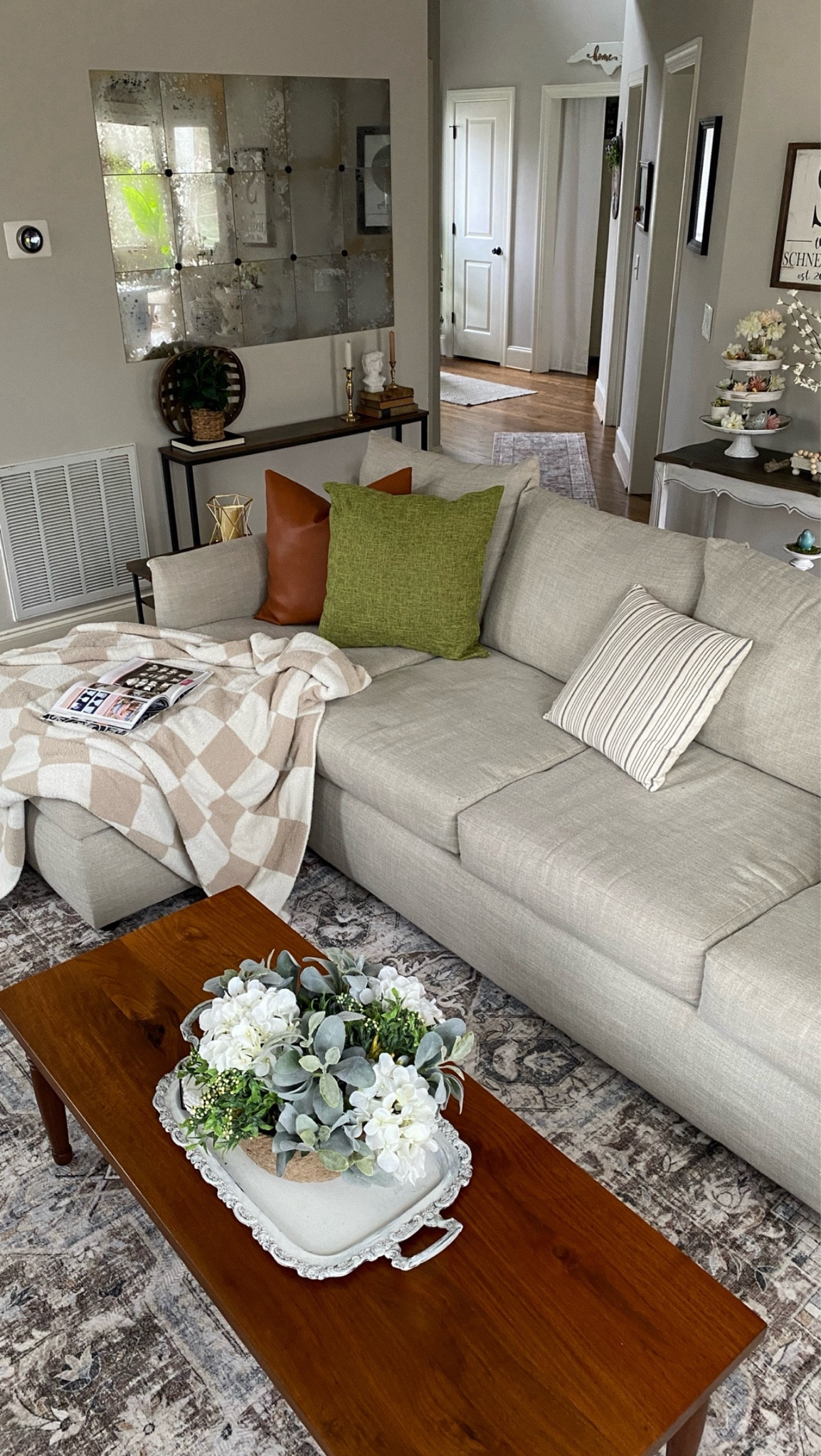 Looking for some home decor inspo? 😊 Tune in to see how I style my new narrow console table from Amazon featuring thrifted treasures and sleek finds from Amazon itself. Just a little bit of magic and creativity can turn an ordinary room into a stylish haven! ✨ 


Small spaces | Small space furniture | living room decor | console table styling | amazon finds | thrifted decor finds | walmart decor finds | home decor on a budget | basket decor | fake plant decor | old books | bust vase | bras candlesticks | vintage brass decor | farmhouse vase | Fake Tulips | White tulips | dragonfly decor

#HomeDecor #ThriftedStyle #LivingRoomTour #SpringRefresh #neutraldecor #homedecor #farmhousedecor #thriftedhomedecor #thrifteddecor #interiorstyling 

#LTKHome #LTKSaleAlert