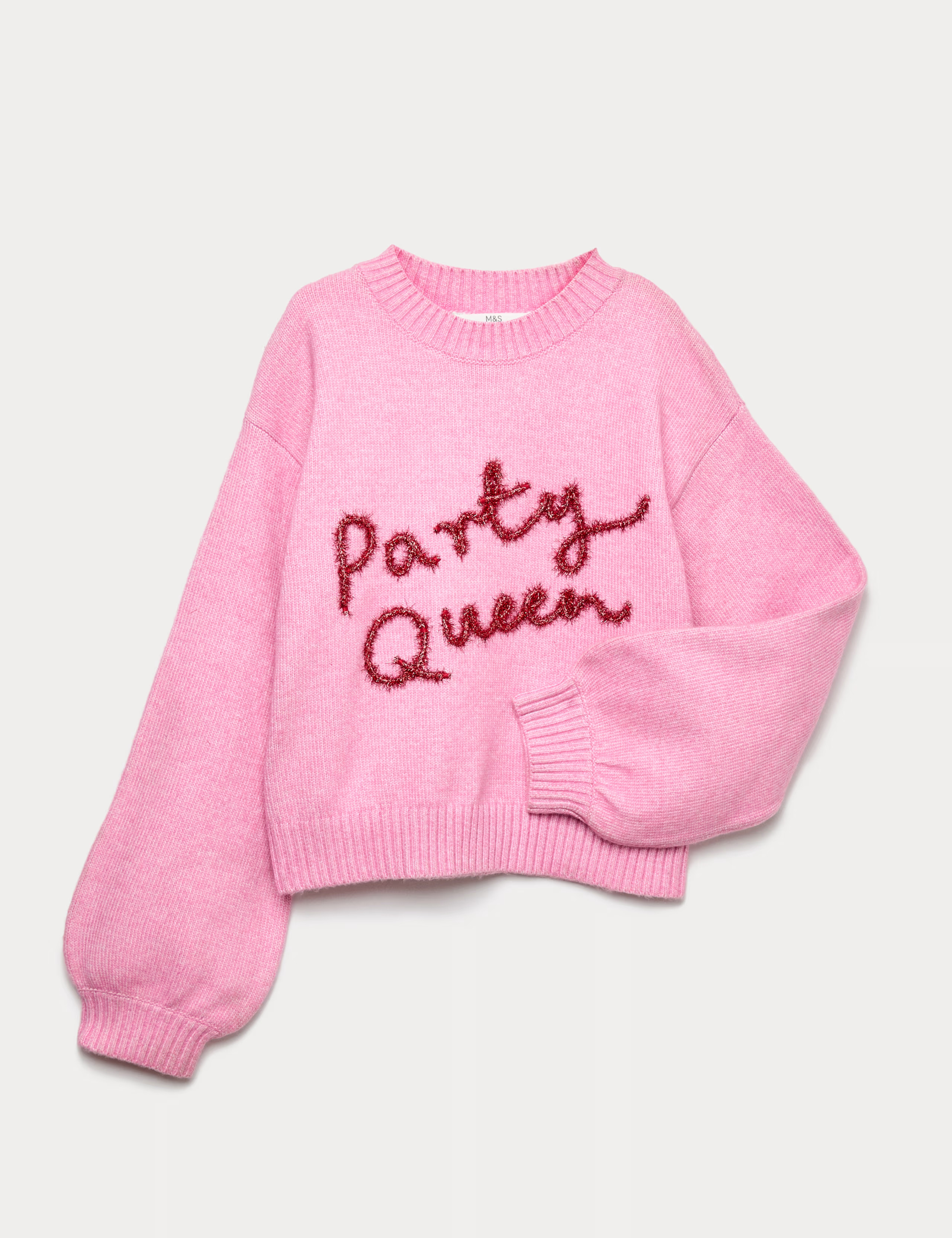 Knitted Party Queen Jumper (6-16 Yrs) | Marks & Spencer (UK)