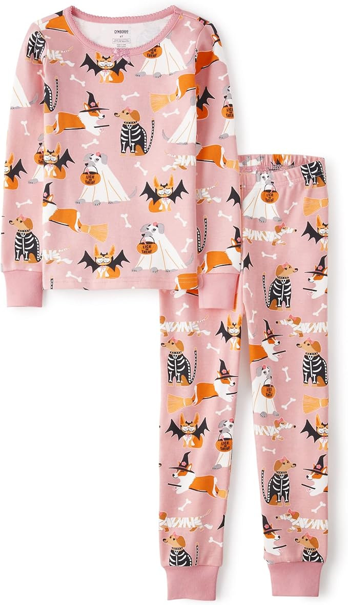 Gymboree Unisex-Child Gymmie Cotton Pajama Sets, Big Kid, Toddler | Amazon (US)