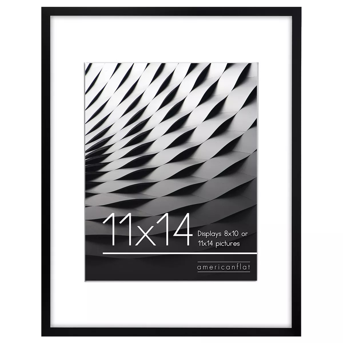 Americanflat Thin Picture Frames with tempered shatter-resistant glass - Horizontal and Vertical ... | Target