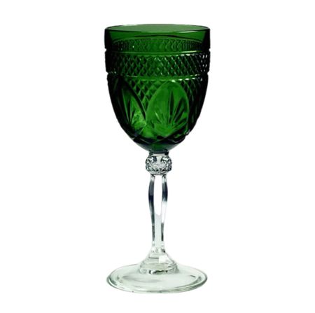 Obsessed with these antique emerald water goblet glasses! They are perfect for Christmas, but are also versatile enough to use during other holidays throughout the year! 

#LTKfindsunder50 #LTKhome #LTKHoliday