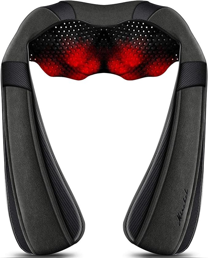 Mirakel Neck Massager, Back Massager with Heat, Electric Shoulder Massager, Shiatsu Back Neck Mas... | Amazon (US)
