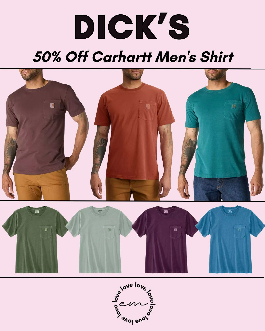 What a good deal on this Carhartt men’s shirt! 50% OFF and perfect for outdoor activities or laid-back summer outfits.

Men's shirt on sale, Carhartt Men's Shirt 

 #LTKSaleAlert #LTKMens