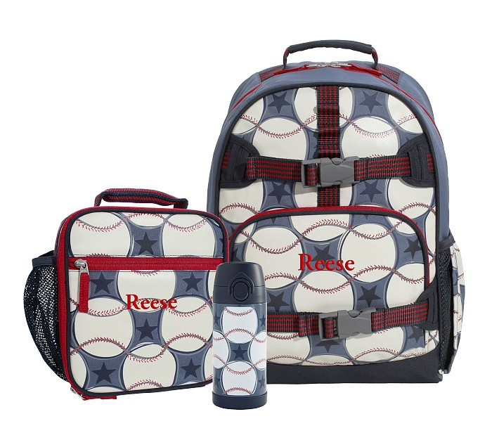 Mackenzie Play Ball Glow-in-the-Dark Backpack & Lunch Bundle, Set of 3 | Pottery Barn Kids