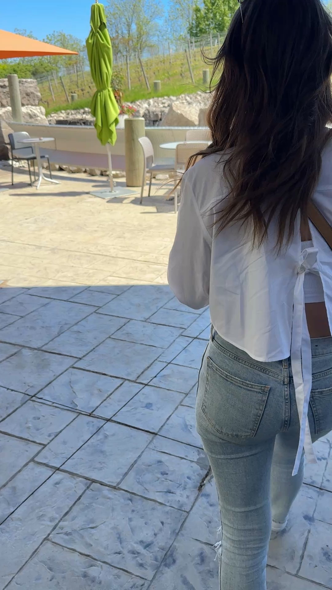 Tie back white blouse - open back 

#LTKcanada #LTKspring #LTKsummer