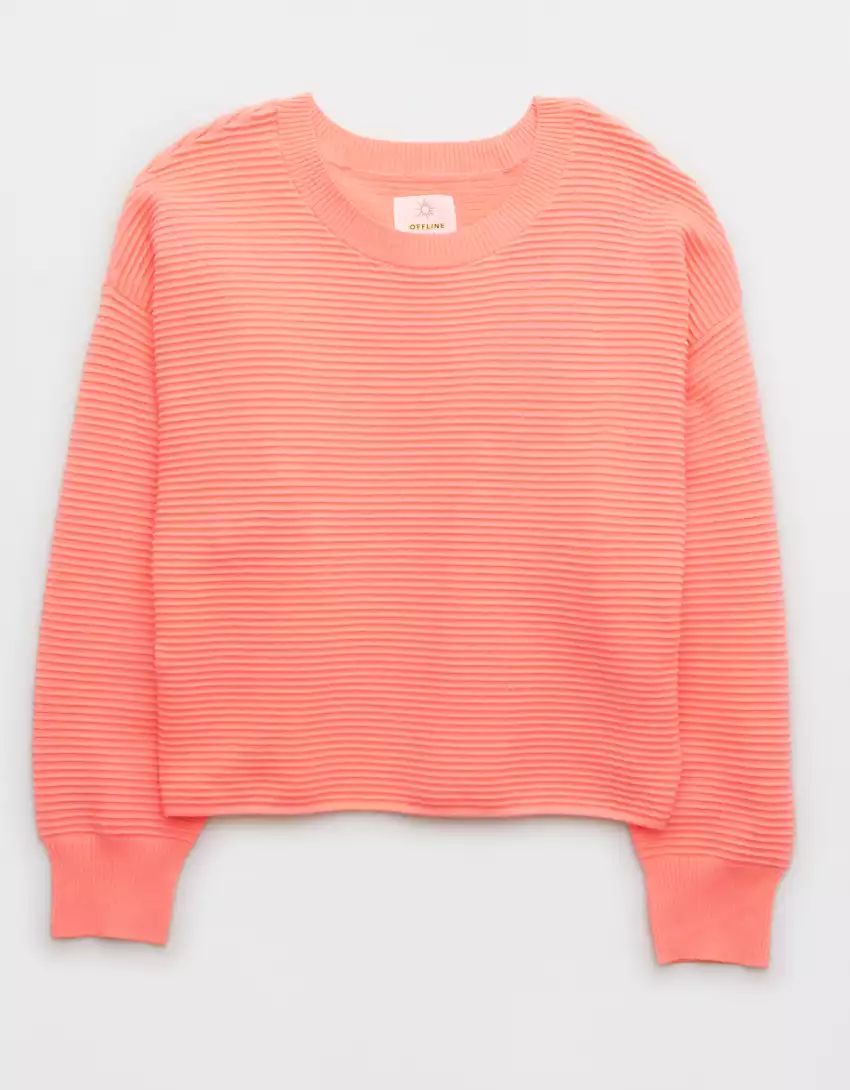 OFFLINE By Aerie Home Stretch Drop Sleeve Sweater | Aerie