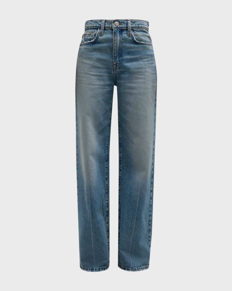 FRAME Le Jane Wide-Leg Jeans | Neiman Marcus