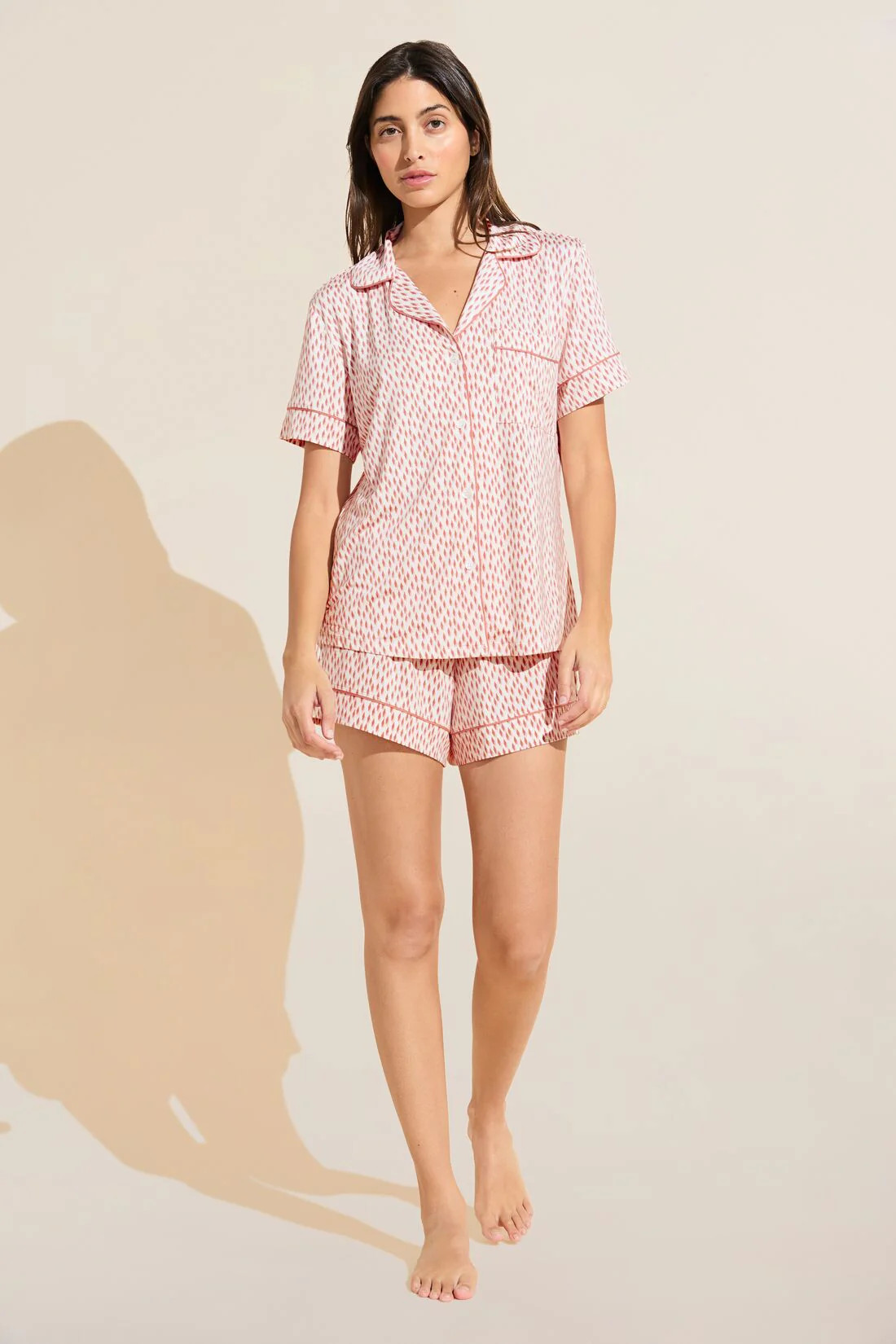 Gisele Printed TENCEL™ Modal Relaxed Short PJ Set | Eberjey