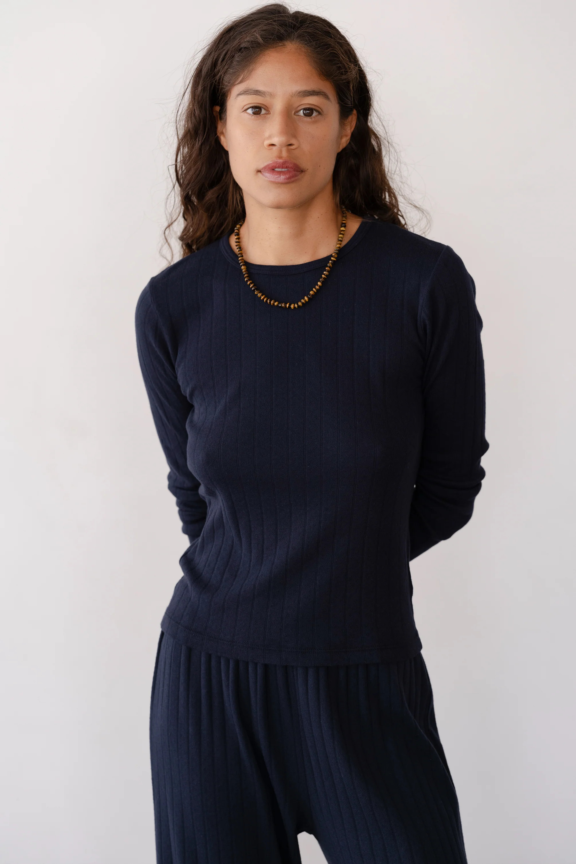 The Pointelle Long Sleeve | DONNI.