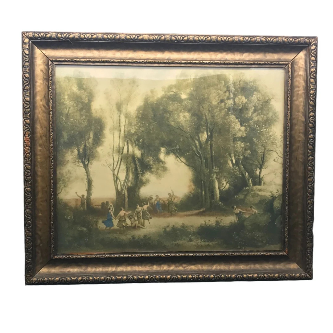 Antique Jean-baptiste Camille Corot the Dance of the Nymphs - Etsy | Etsy (US)