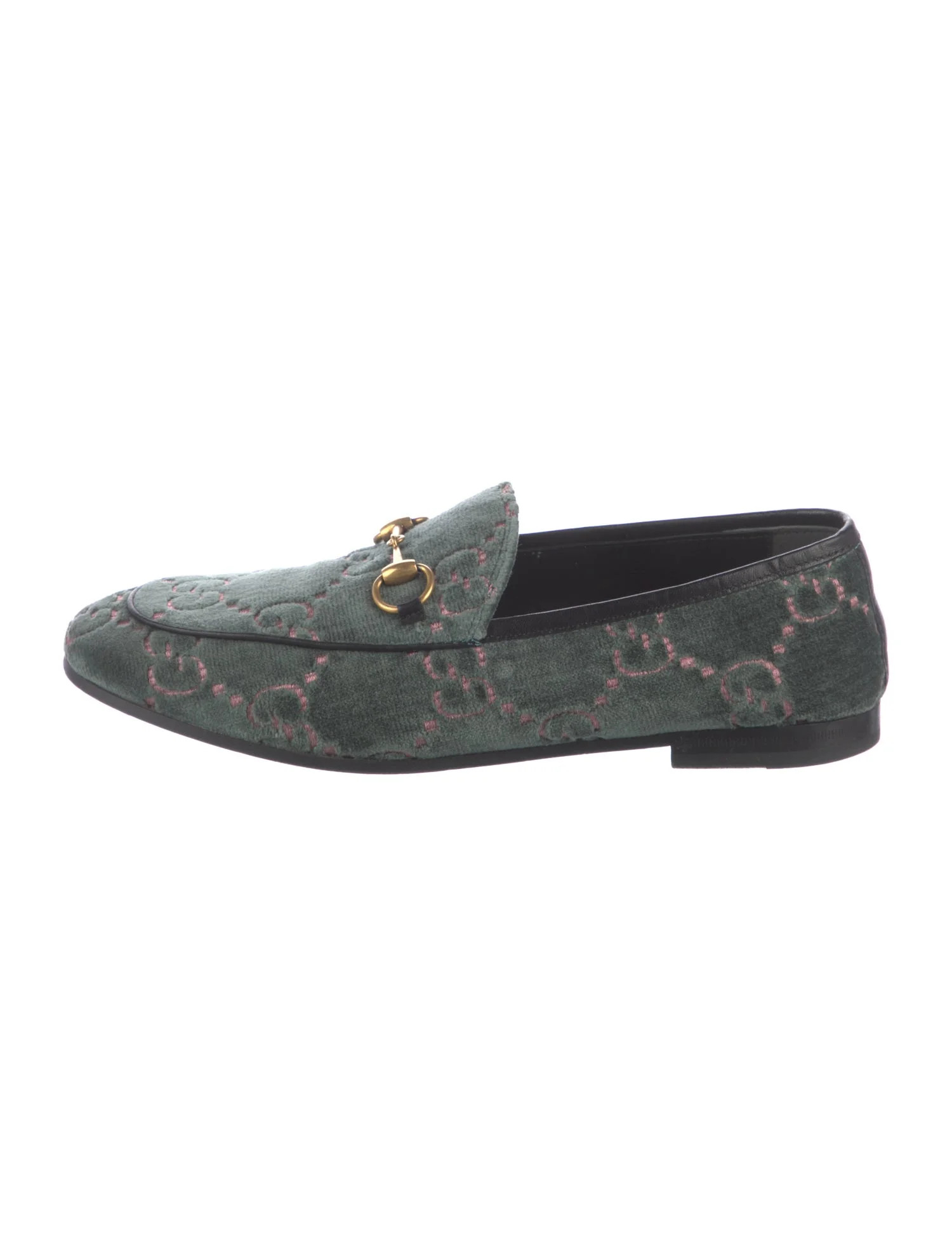 Gucci Jordaan GG Logo Loafers | The RealReal