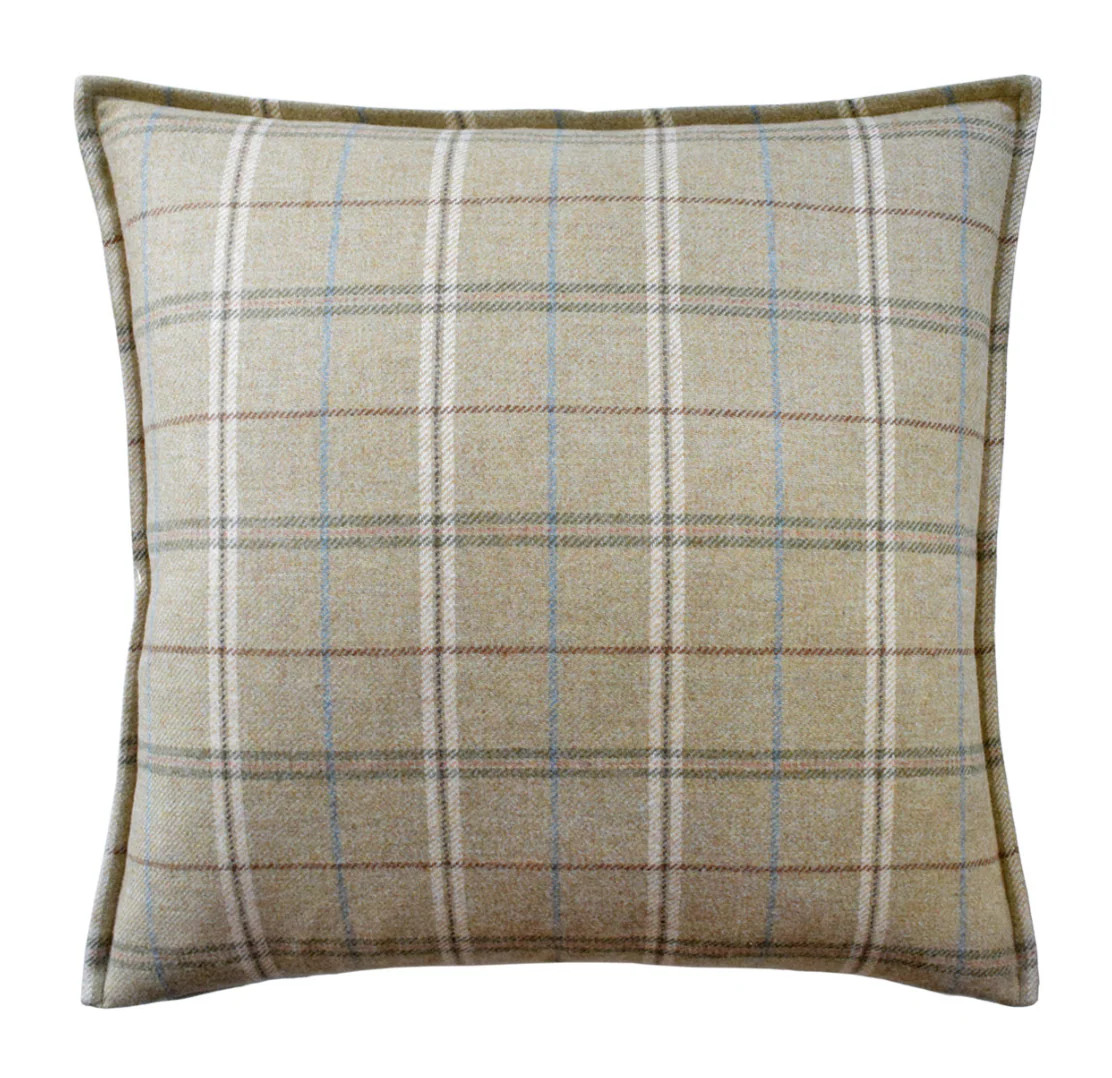 Crosby Plaid Throw Pillow | House of Blum