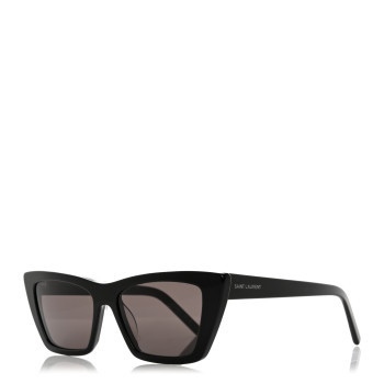 Mica SL 276 Acetate Cat Eye Sunglasses Black | FASHIONPHILE (US)