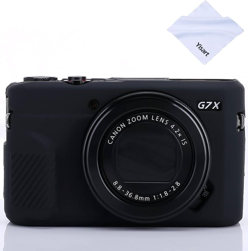 G7X Mark II Case G7X Camera Silicone Case (Black) | Amazon (US)