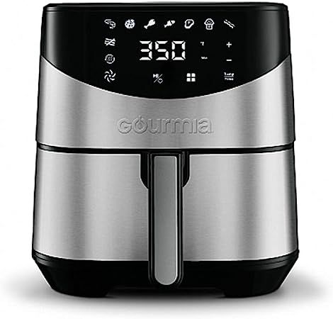 Gourmia 6-Qt. Stainless Steel Digital Air Fryer | Amazon (US)