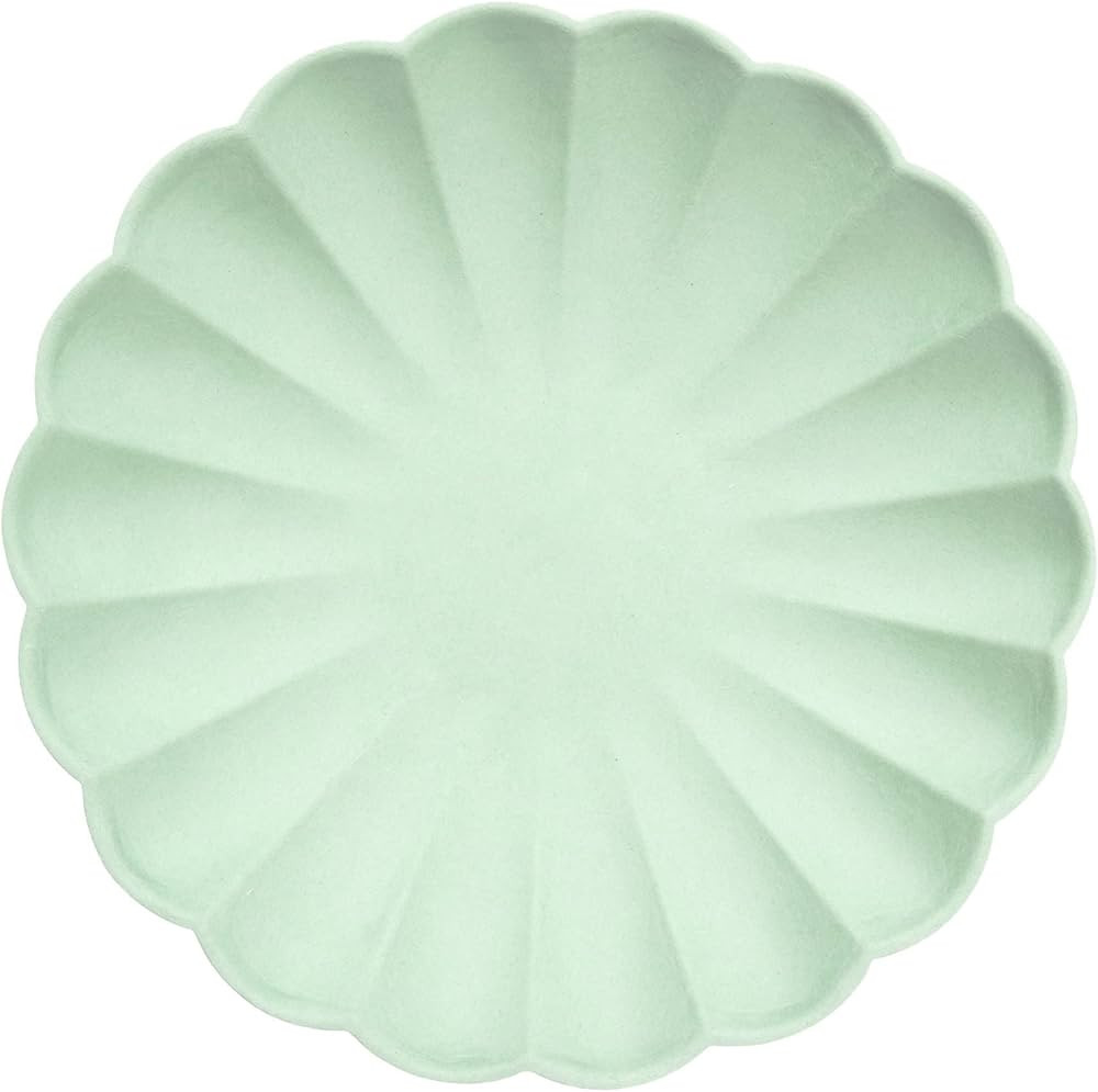 Meri Meri Small Mint Sorbet Compostable Plates | Amazon (US)