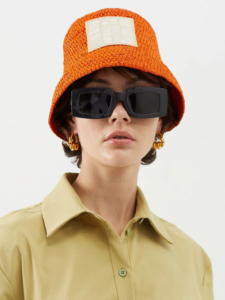 Tupi oversized square acrylic sunglasses | Matches (US)