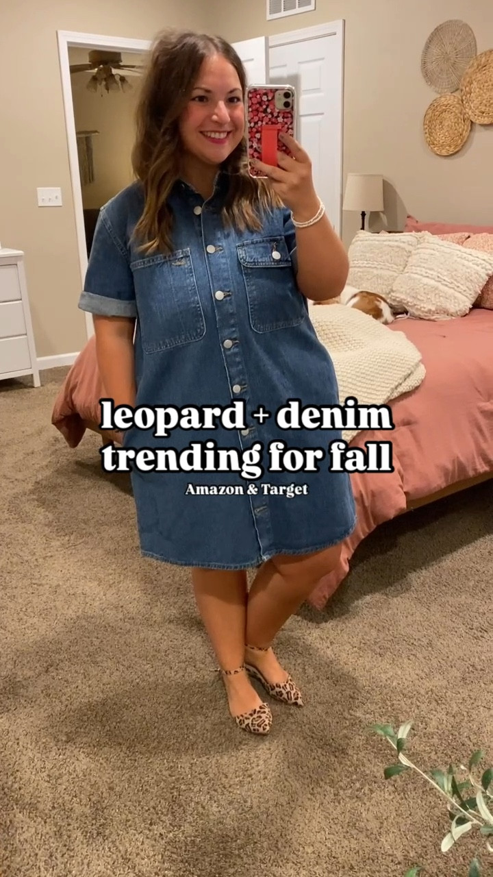 I shared a super similar version of this dress from Target last spring & I’m loving this dark version as well! So cute paired with some trendy leopard flats. 

flats: fit a tad oversized // wearing a 5
dress: fits oversized // wearing a medium (fits like a large)

#LTKFindsUnder100 #LTKStyleTip #LTKFindsUnder50