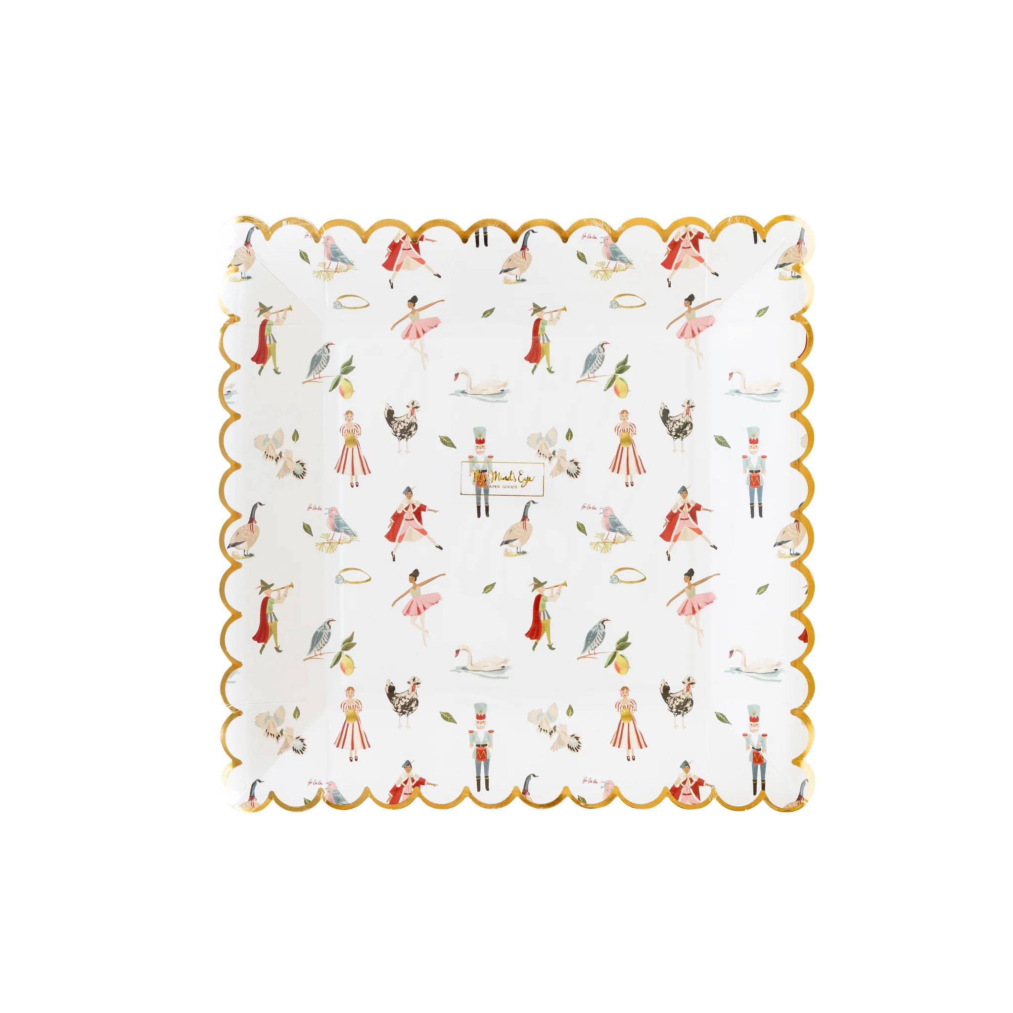 12 Days Of Christmas Scatter Pattern Paper Plate | My Mind's Eye