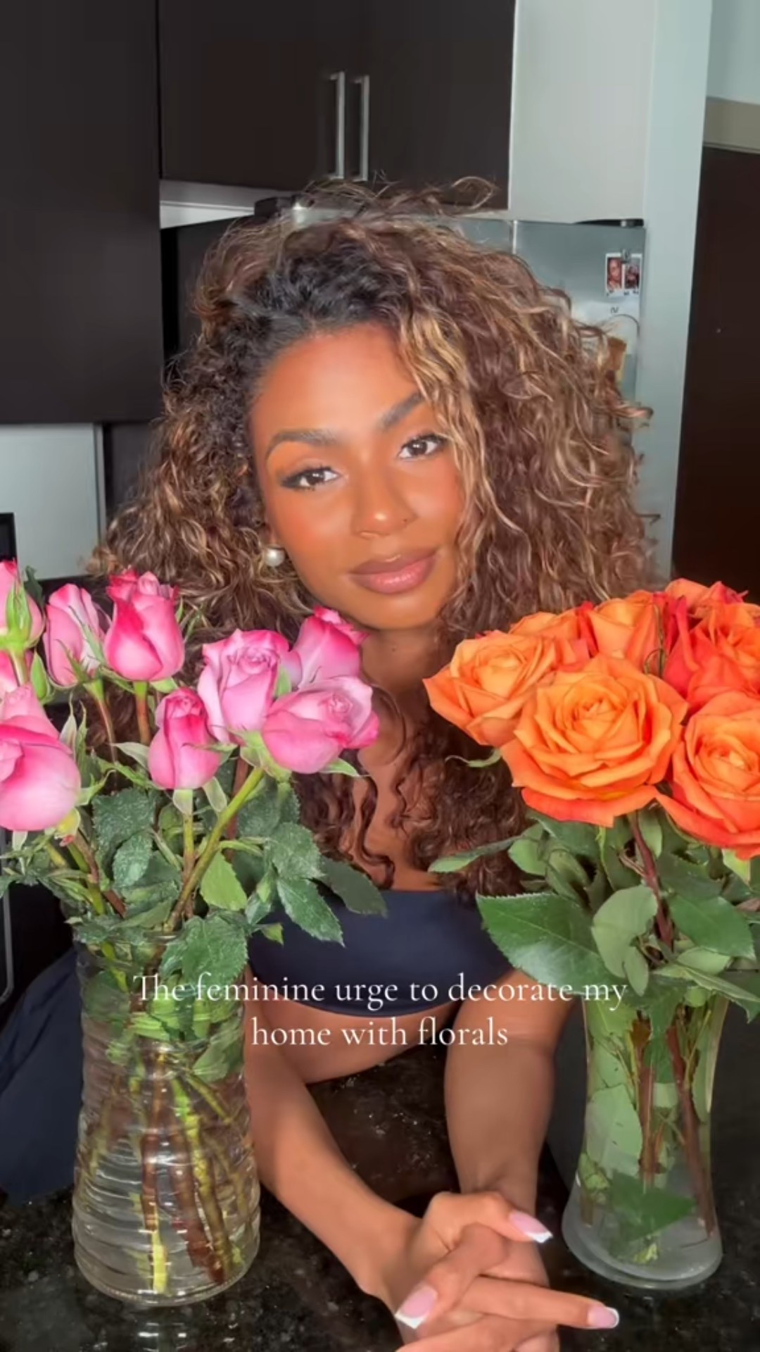 DECORATING HOME WITH FRESH FLORALS 🌷 There’s something so deeply satisfying about the feminine urge to decorate my home with fresh florals, filling the space with color, life, and a natural scent. Today, I’ve arranged a bouquet of vibrant blooms in two of my favorite beautiful glass vases, one a sleek, clear design and the other a delicate, tinted shade that complements the soft pastels of the flowers. As I move around my space, I’m wearing my navy blue tennis skirt set, which gives me a chic yet sporty vibe, and my natural, hydrated curls are out and flowing freely, adding to the effortless, fresh energy of the day. It’s the perfect balance of comfort and style, both in my outfit and the inviting atmosphere I’ve created in my home.

Follow my lifestyle blog on Instagram @niobymonroe

Home decor ideas, home decor, home decor ideas living room, home decoration, tennis skirt outfit, tennis skirt outfit black women, tennis skirt outfit summer, tennis skirt outfit ideas, tennis skirt outfit casual, tennis skirt spring outfit, spring outfits, spring outfits 2025, spring outfit ideas, spring outfits 2025 trends, spring outfits black women, spring outfits casual, spring outfits for women, spring outfits for school 

#LTKPetite #LTKStyleTip #LTKFindsUnder50