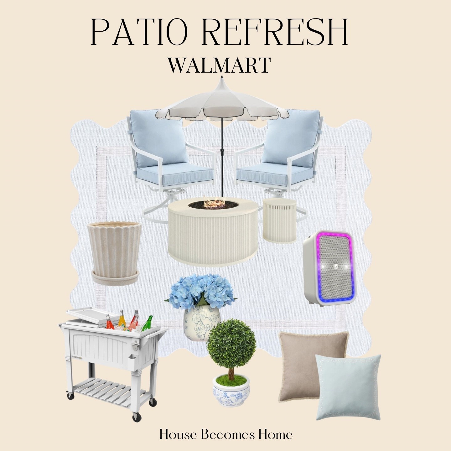 Patio Refresh Walmart 🙌🏻🙌🏻

Patio furniture, patio, refresh, swivel chairs, gas, fire pit, cooler, top, Piri, throw pillows, planters ￼

#LTKHome #LTKSeasonal