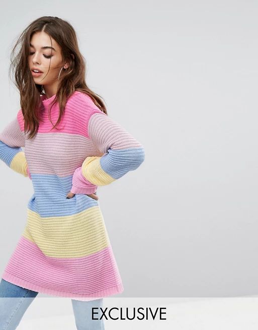 PrettyLittleThing Color Block Sweater | ASOS US