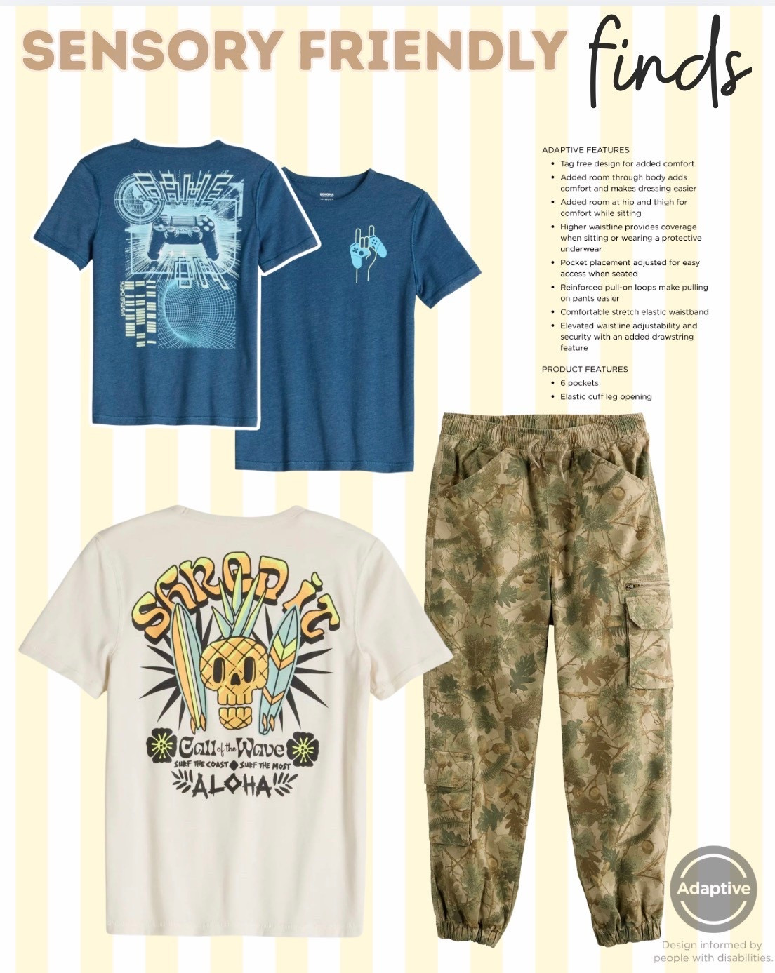 Sensory friendly | adaptive boys clothing finds at Kohls. They are specifically made to be tagless and seamless and have a looser fit. 

#Kohlsfinds #sensoryfriendly #autismmom #boyoutfitinspo #adaptiveclothing 

#LTKootd #LTKKids