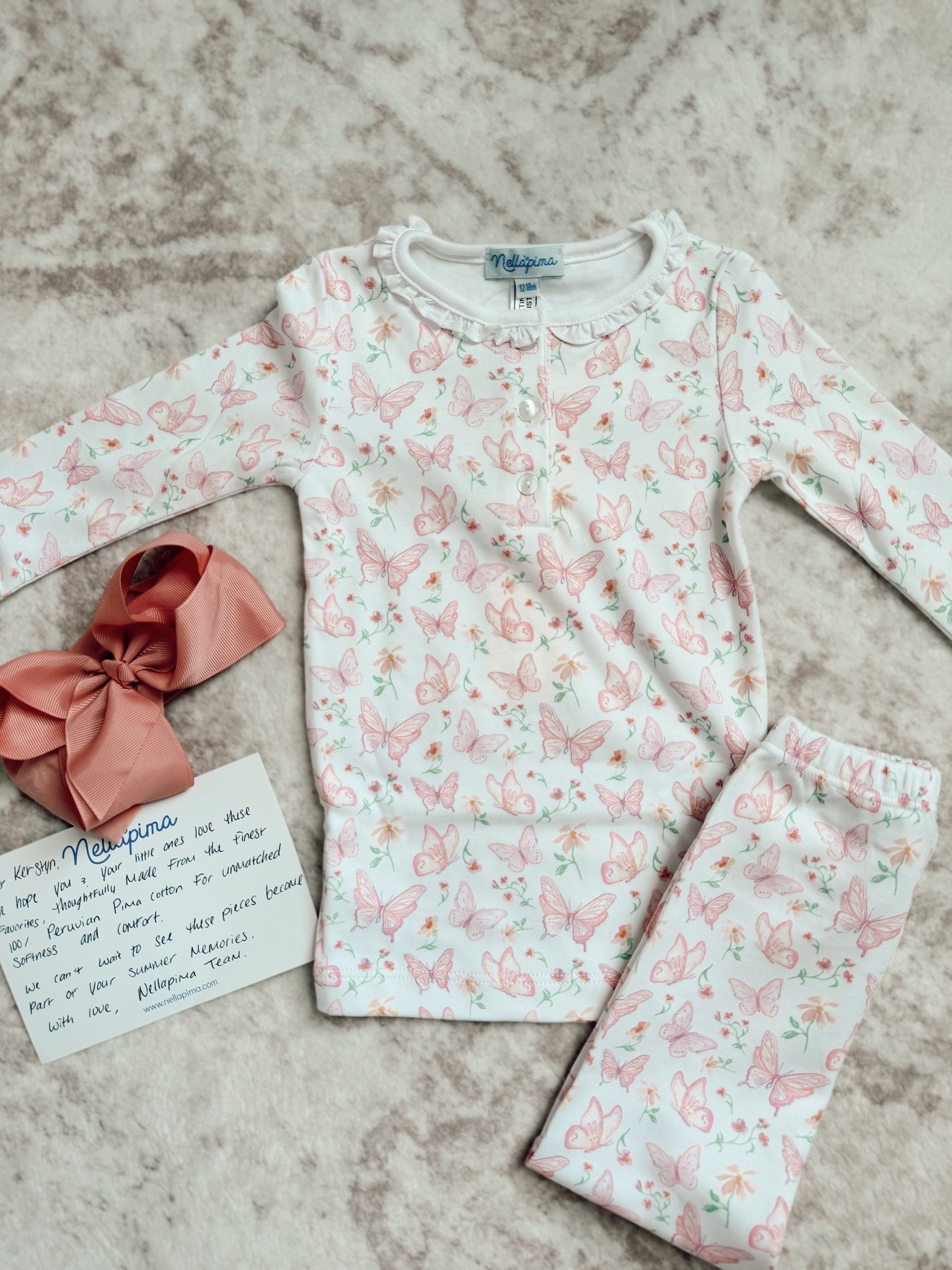 @Nellapima sent over the cutest pjs for miss presli monroe 💓✨☺️🦋🫶🏻

#LTKootd #LTKBaby #LTKKids