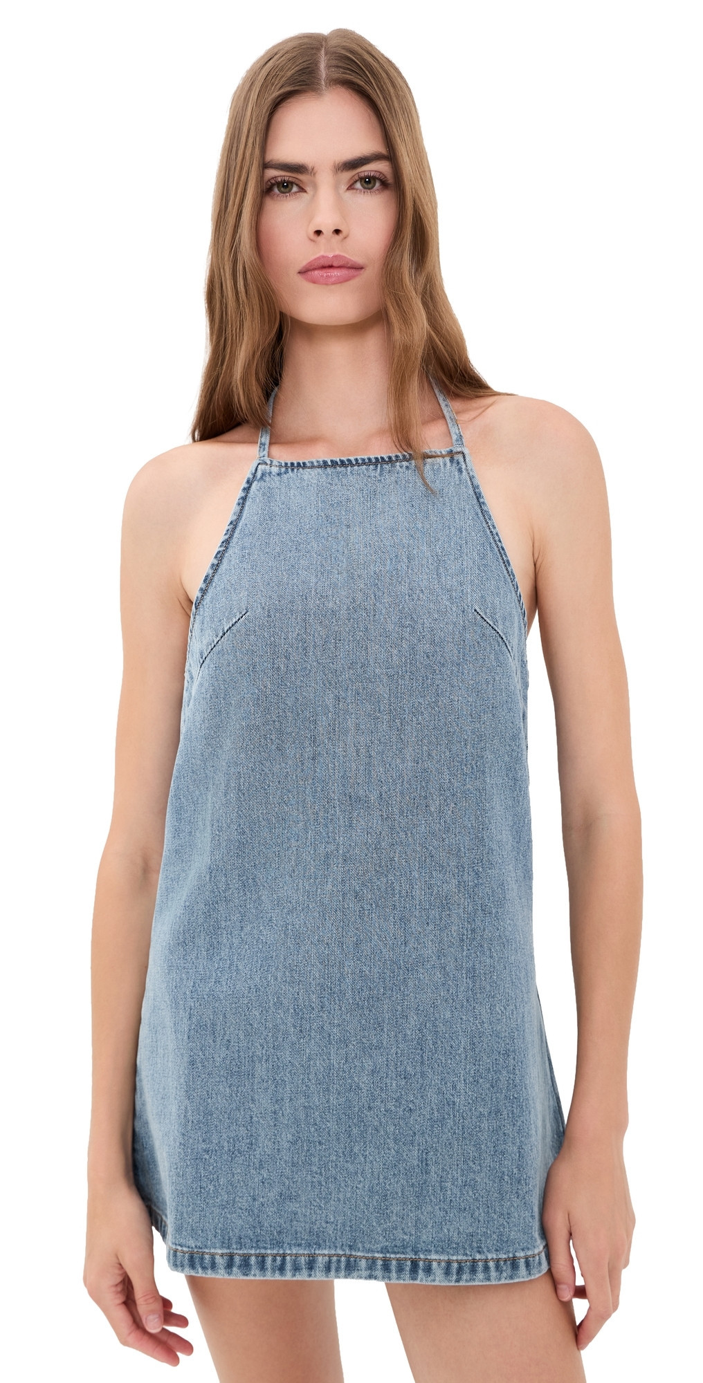 PARKE Halter Dress Vintage Wash M | Shopbop