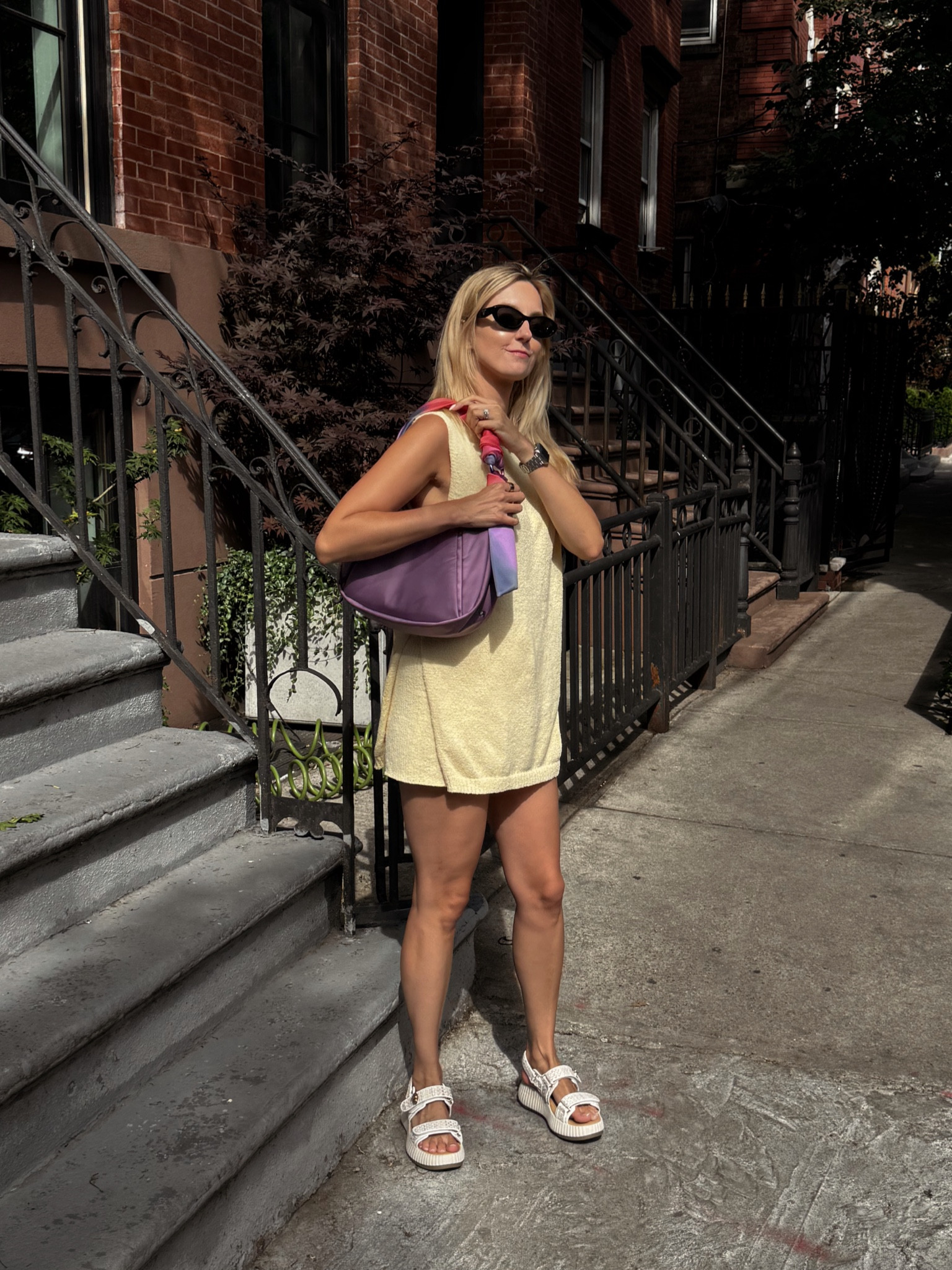 Living in my Amazon two piece set in yellow color this summer 💛🌼🍋
Wearing it size SMALL.
Material is so breathable and comfy!

Amazon fashion • Amazon finds • lilac bag • chunky platform sandals • dolce vita sandals • summer sandals • casual summer outfit 

#LTKShoeCrush #LTKStyleTip #LTKSaleAlert