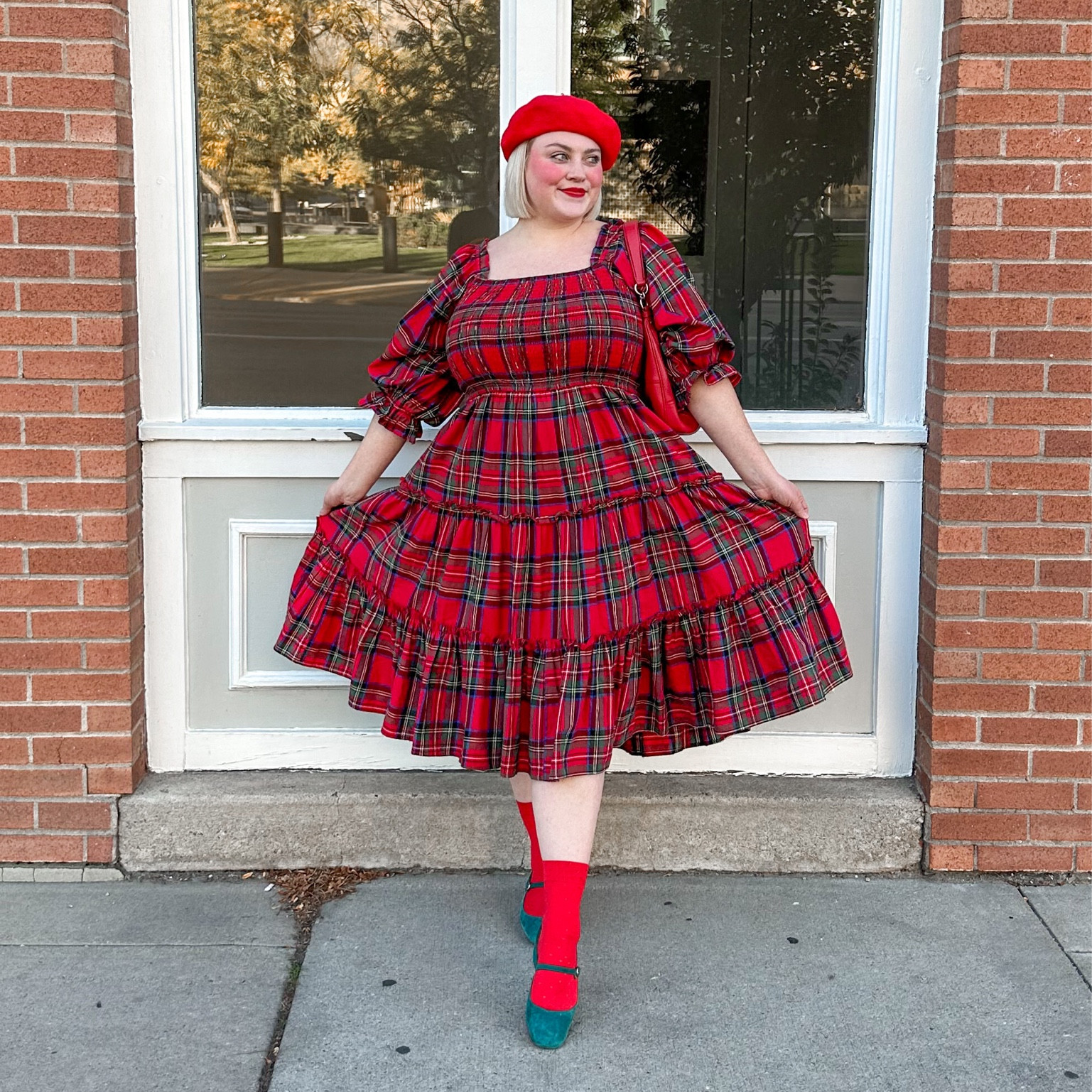 The perfect Christmas Card holiday dress! Matching holiday dress for the whole family! Matching mommy and me plus size Christmas dress! Plus size friendly, wearing size 1X

#LTKHoliday #LTKplussize #LTKfamily