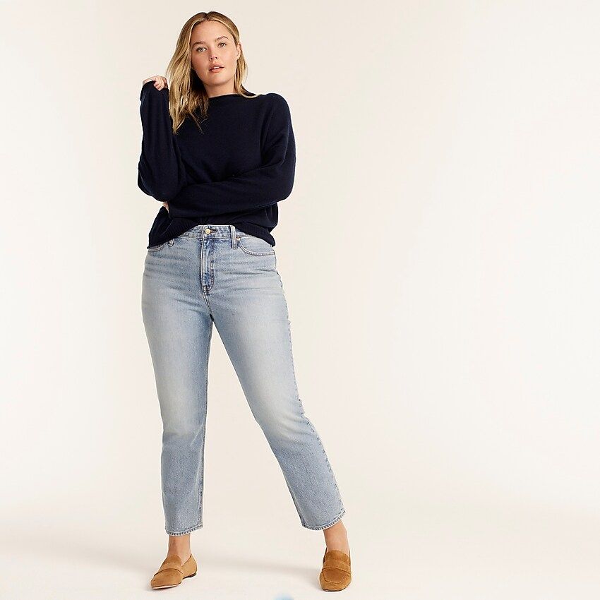 Curvy high-rise '90s classic straight jean in Scuttle wash | J.Crew US