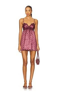 Free People x Intimately Midnight Muse Mini Slip In Wine Combo from Revolve.com | Revolve Clothing (Global)