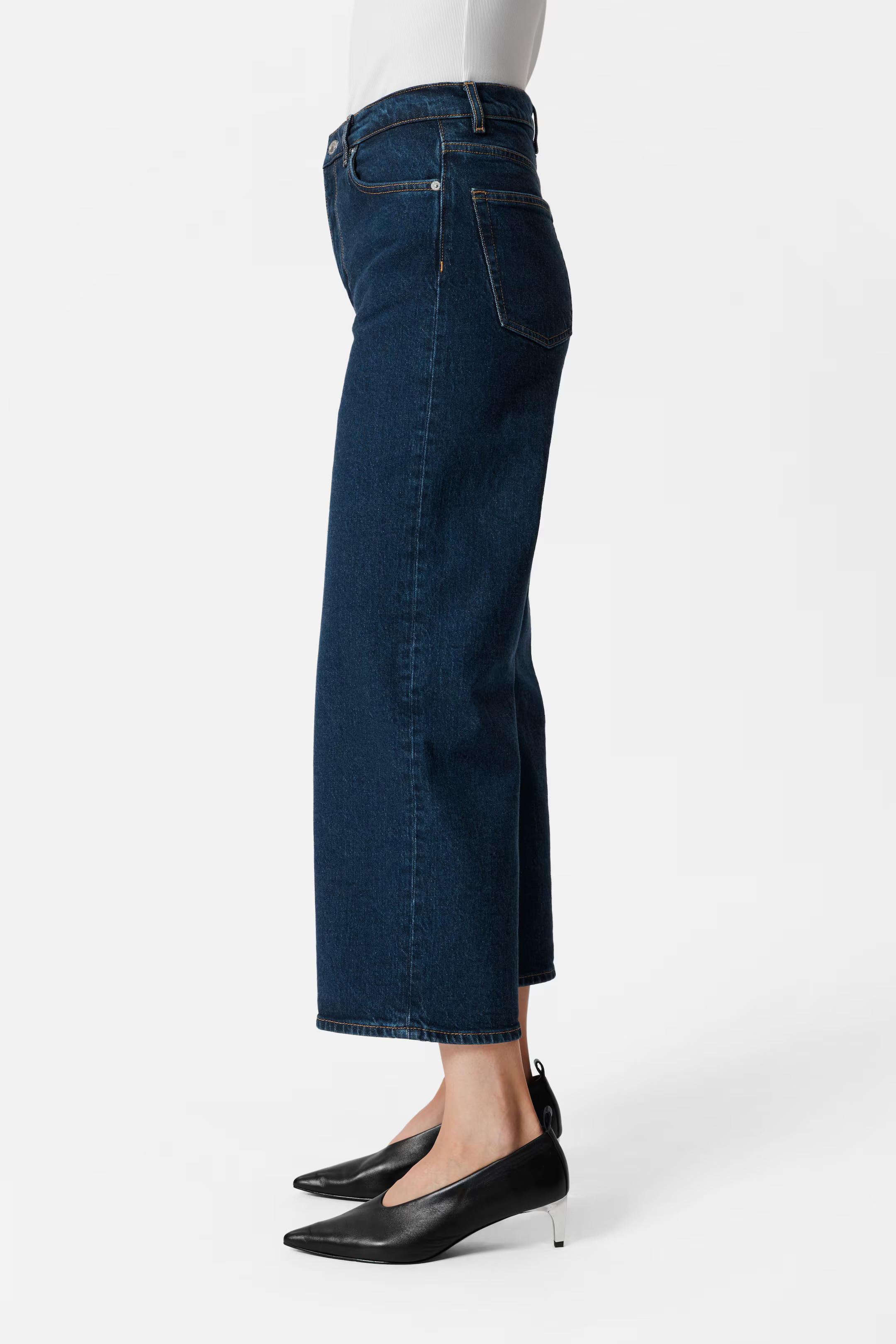 Wide Cropped Jeans | H&M (UK, MY, IN, SG, PH, TW, HK)