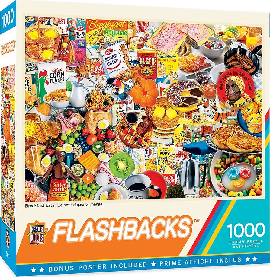 MasterPieces - 1000 Piece Jigsaw Puzzle, Breakfast of Champions, Fun for Adults, Family, Kids, No... | Amazon (US)