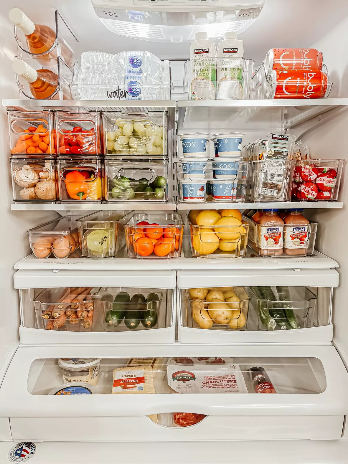 LALASTAR lalastar fridge drawers, 2-pack fridge organizers and