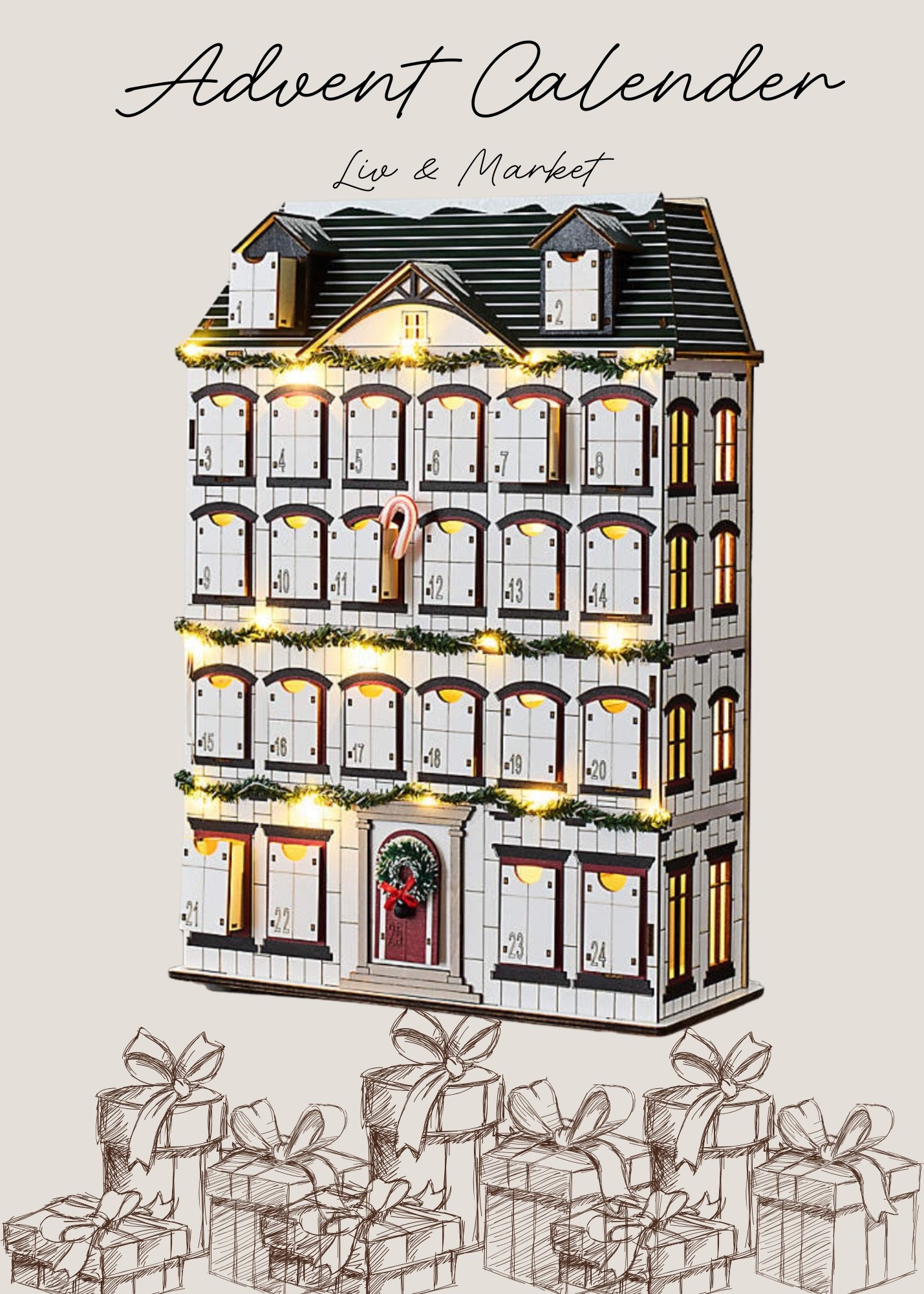 This advent calendar is a timeless Christmas decor piece that you will pass down to generations 

#LTKHoliday #LTKHome #LTKSeasonal