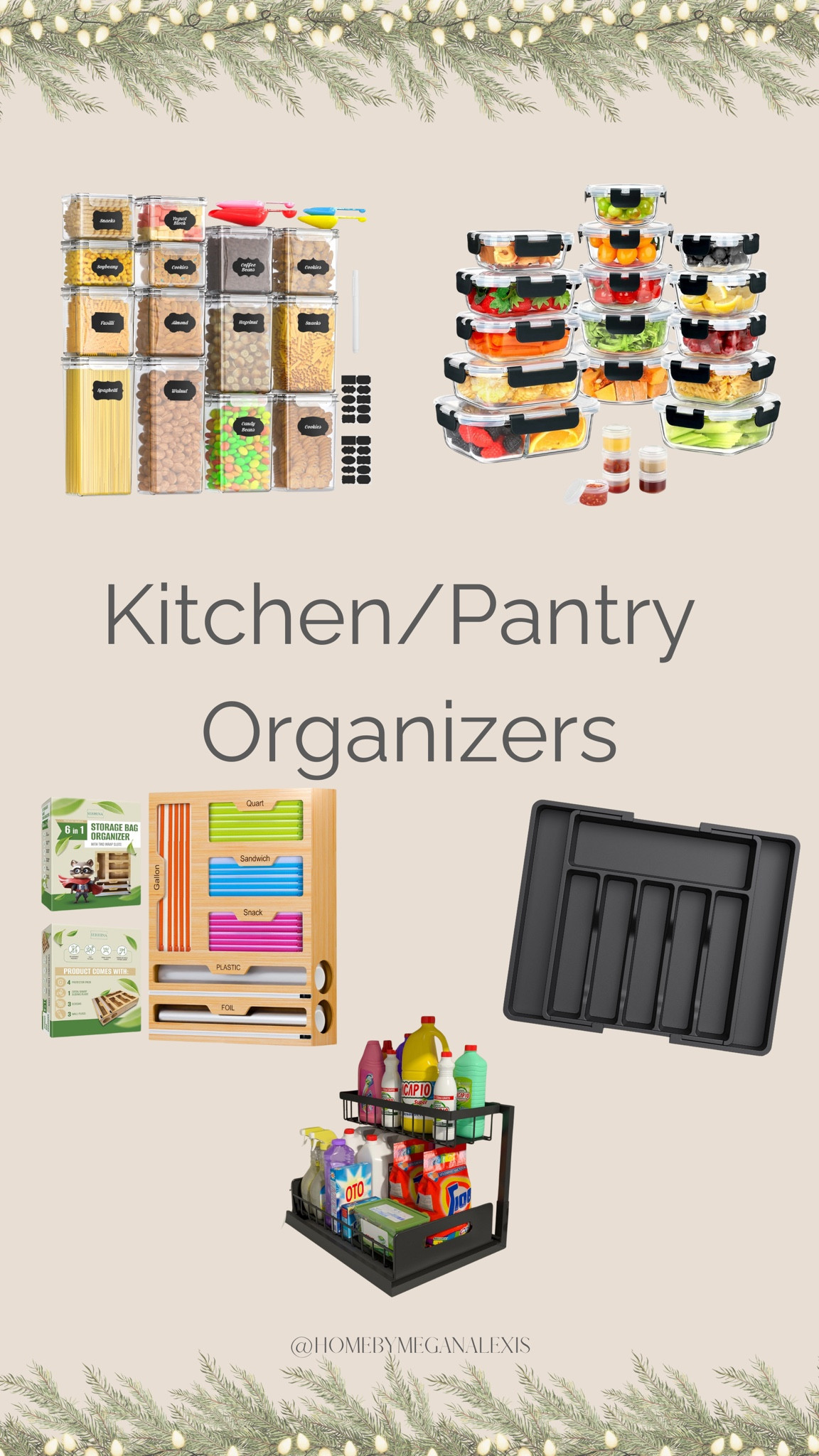 We’re doing a December Decluttering Challenge on my IG and this week is focusing on the Kitchen/Pantry! Here are some organizers to help you! 

#LTKHome #LTKFindsUnder100