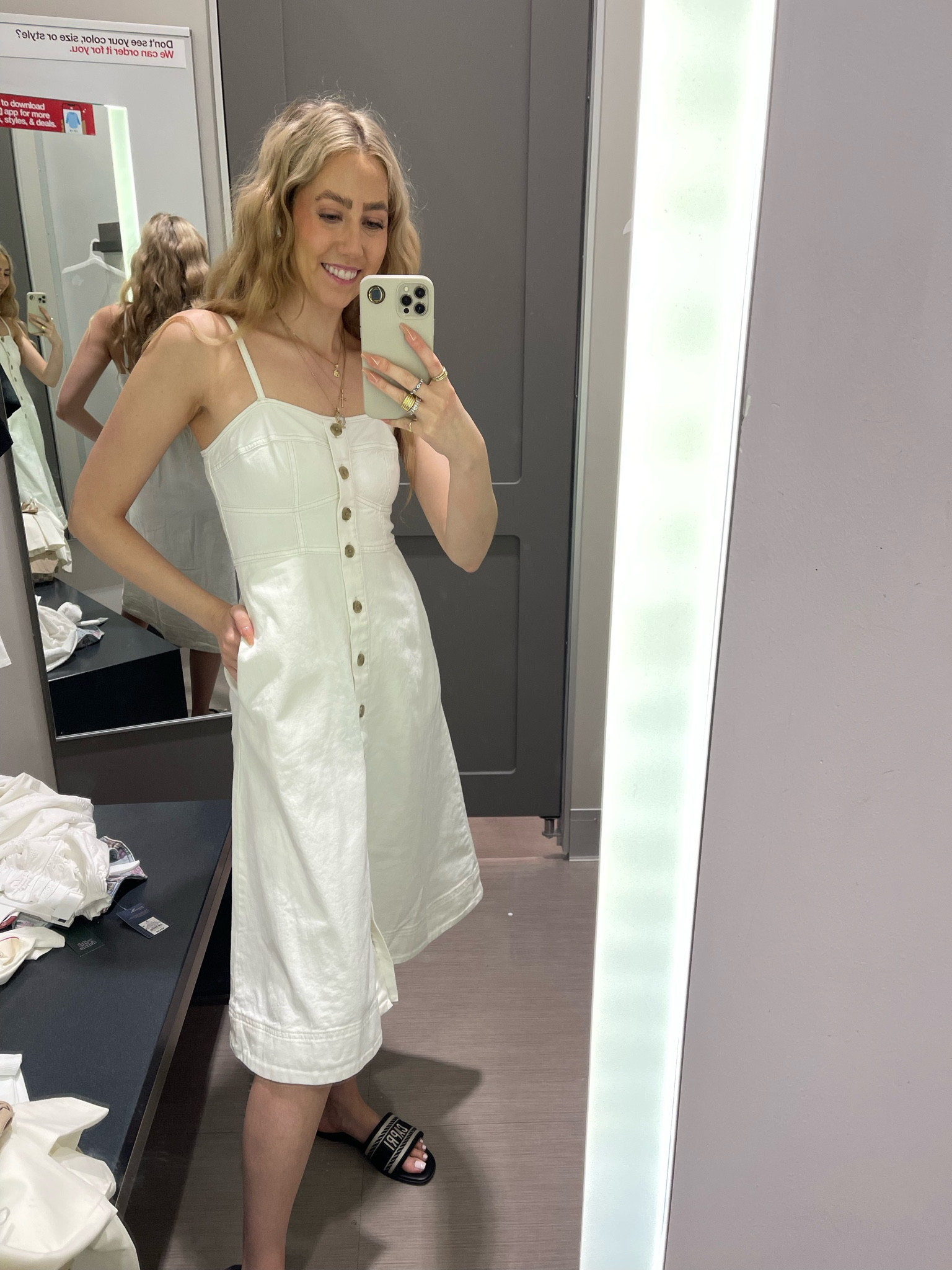 White Denim Dress perfect for summer in Italy 🇮🇹 yes please! 

#LTKtravel #LTKsummer #LTKcanada