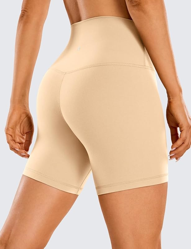 CRZ YOGA Womens Butterluxe Biker Shorts 2.5'' / 4'' / 6'' / 8'' - High Waisted Booty Workout Voll... | Amazon (US)