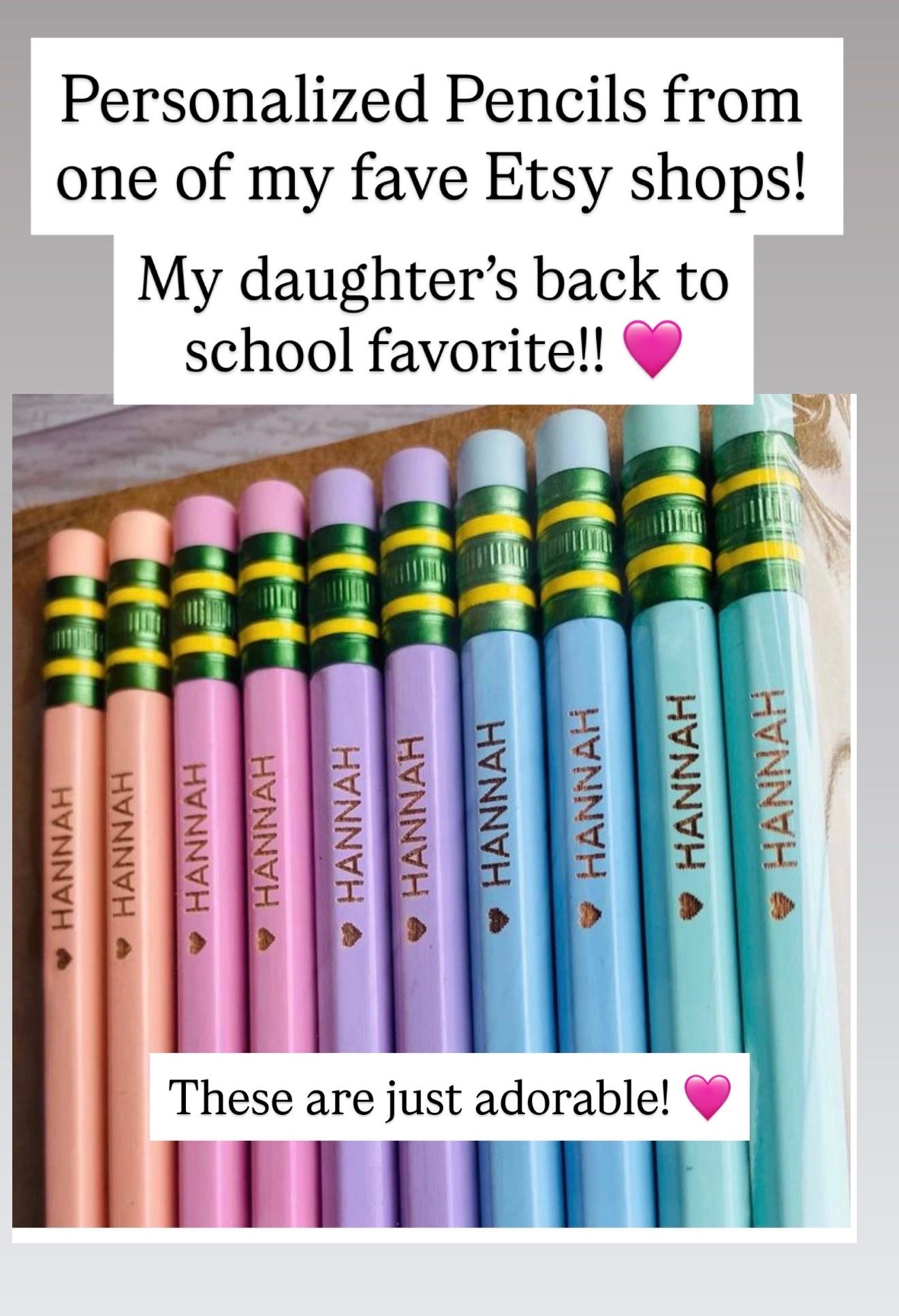 Personalized pencils for kids

#LTKKids