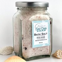 Bath Salt/Lavender, Wild Rose, in A Glass Jar | Etsy (US)