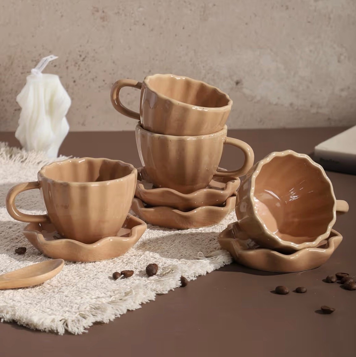 Cute Ceramic Double Espresso Shot Cups Set of 4 Tazas Para Cafe Expresso Cups 3 oz is Suitable for Single and Double Espresso Mugs.

#LTKHome #LTKSaleAlert #LTKmorningroutine