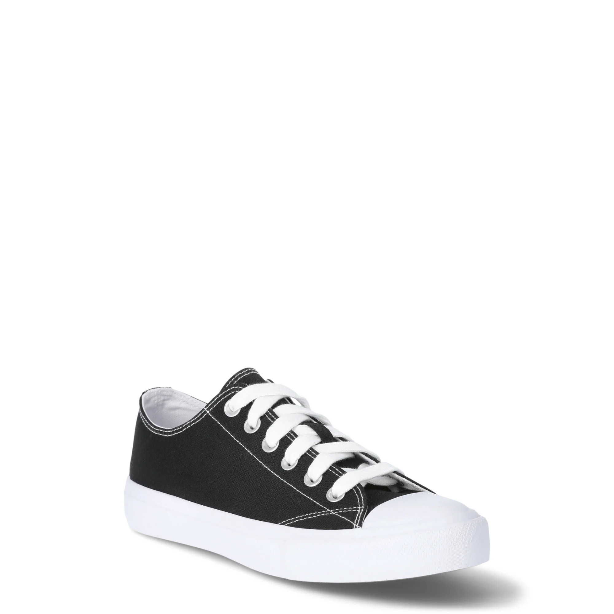 No Boundaries Womens Classic Lace Up Casual Sneakers, Wide Width Available | Walmart (US)