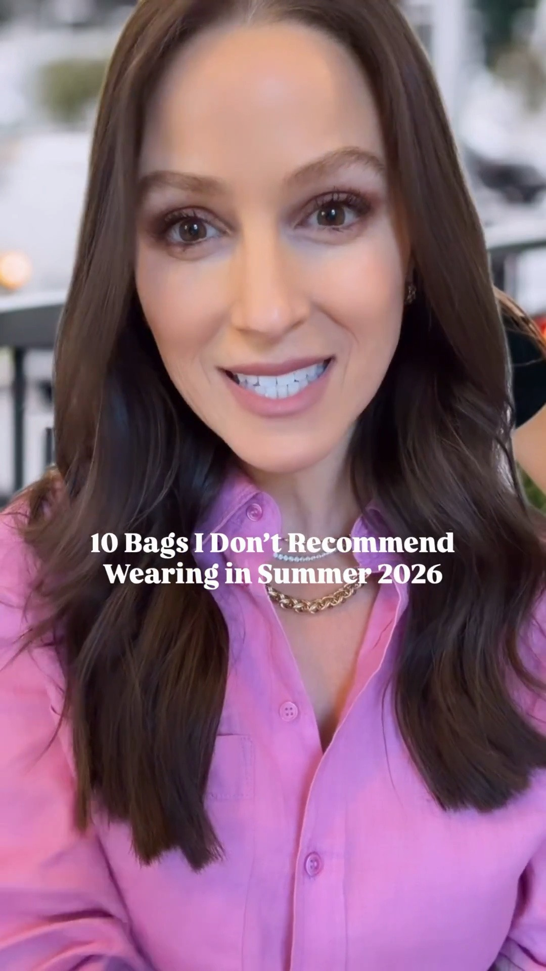 The bags I do recommend — totes, beach bags, crossbody bags, purses, shoulder bags, and modern clutches, too — linked below this video and you can find even more on my LTK page (also saved to a collection at the top of my profile!)