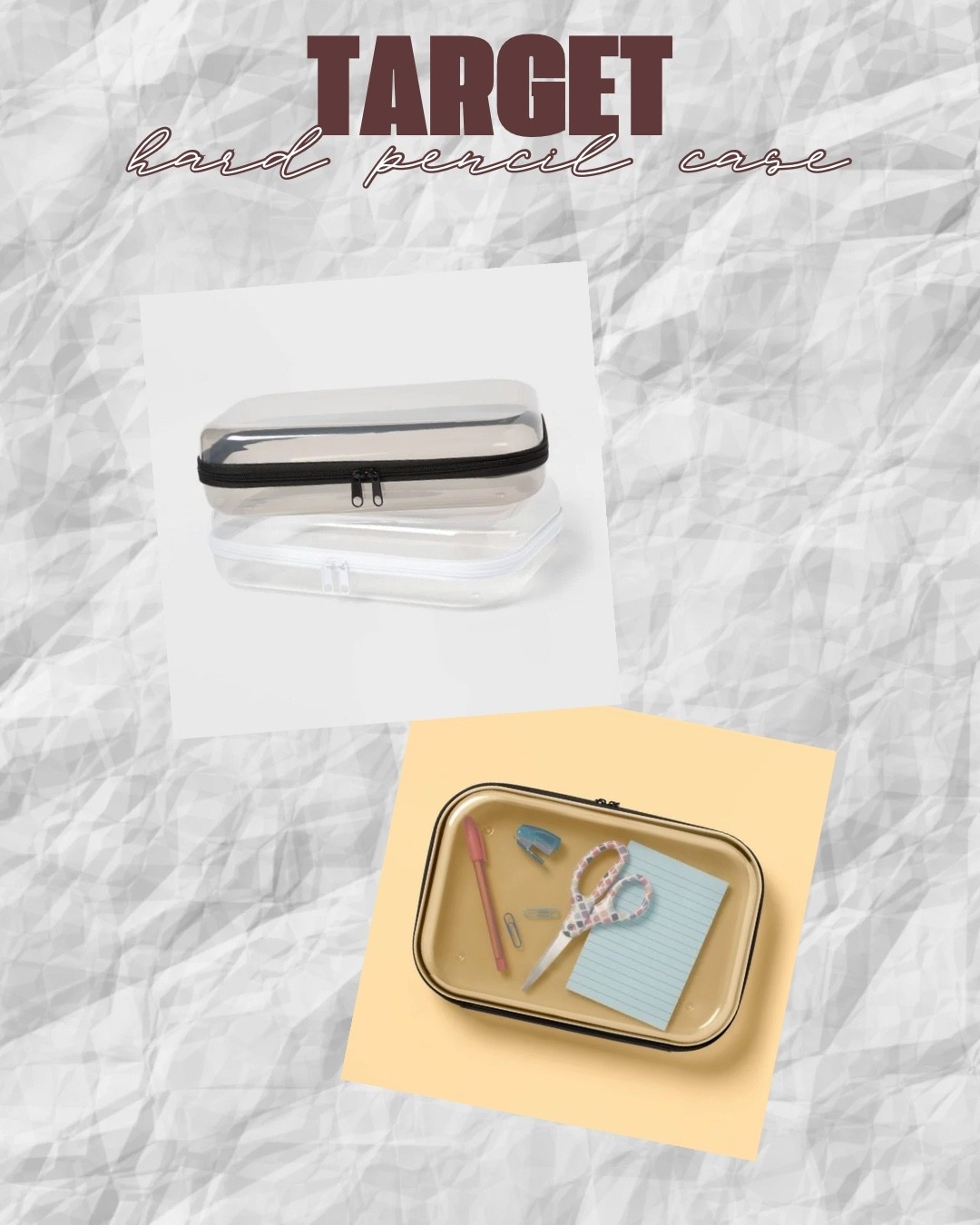 The pencil case you want and need! It’s sure to sell out fast. 

Not your normal size. It is XL to hold all the things. Made with a transparent hard shell and zippered to open and lay flat. 

Snag below in gray or clear. 

#school #schoolsupplies #pencilcase 

#LTKFamily #LTKKids #LTKSeasonal