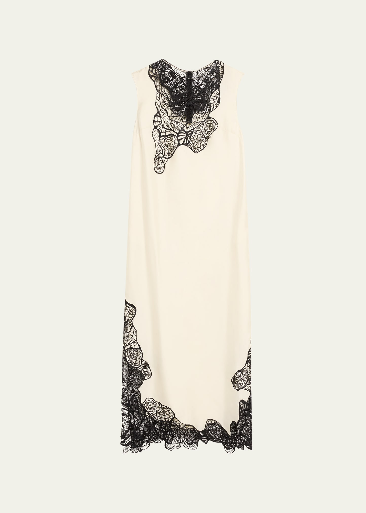 Loulou De Saison Uma Sleeveless Lace-Embellished Maxi Dress | Bergdorf Goodman